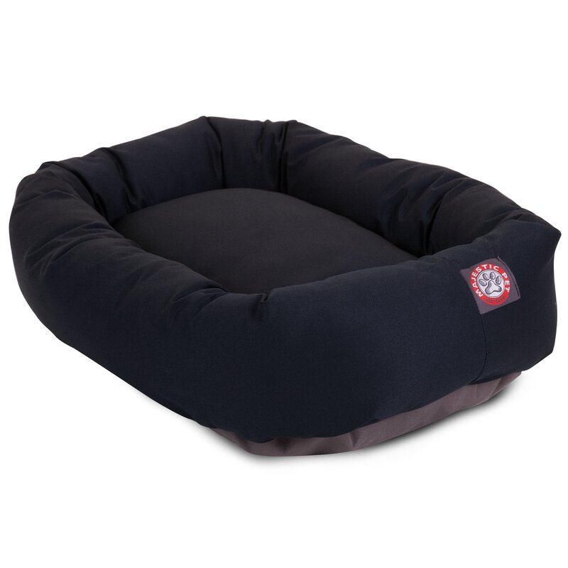 la doggie vita plush donut dog bed